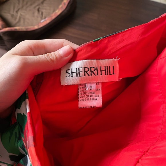 Sherri hill floral semi formal dress - Picture 3 of 3